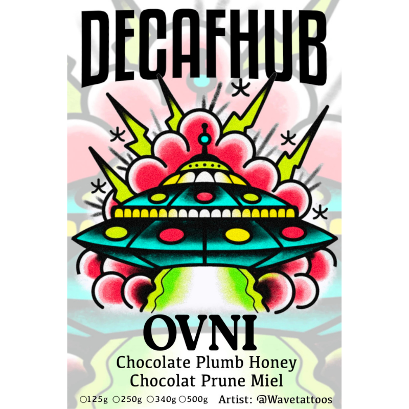 Best Decaf coffee Canada Montreal local artist roaster 250g OVNI